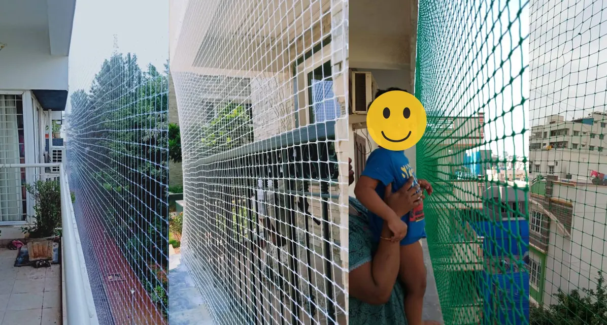 Kids Safety Net for Balcony
